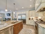 Kitchen with All Stainless Steel Appliances at 29 Pelican